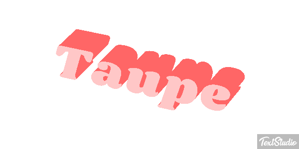 Taupe Effet de texte
