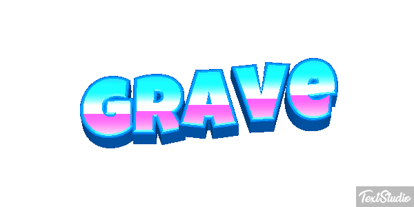 Grave Text effect