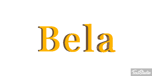 Bela Effet de texte