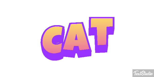 Cat Text effect