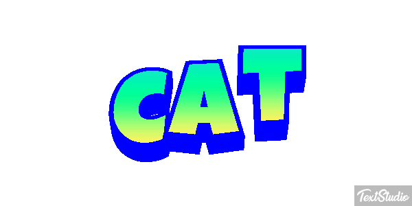 Cat Text effect