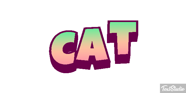 Cat Text effect