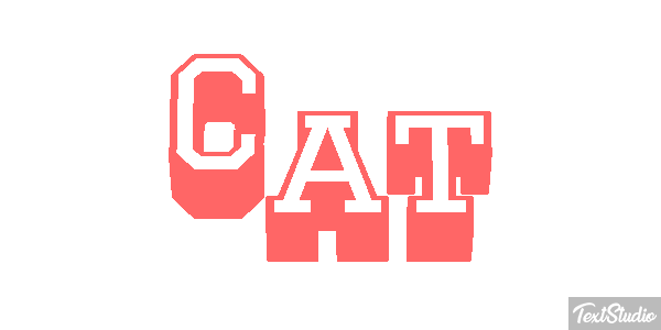 Cat Text effect