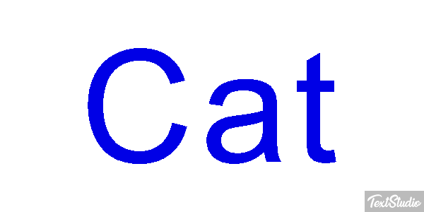 Cat Text effect