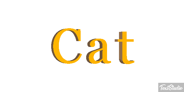 Cat Text effect