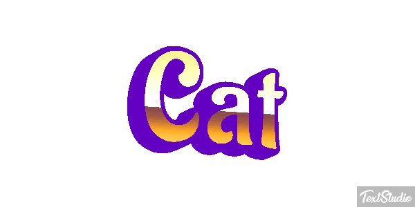 Cat Text effect
