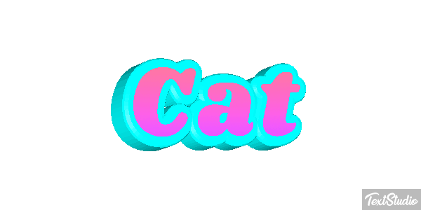 Cat Text effect