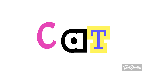 Cat Text effect