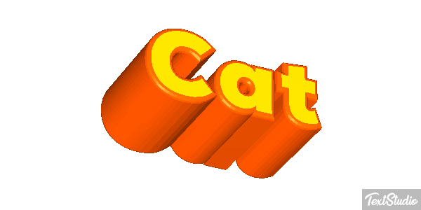Cat Text effect