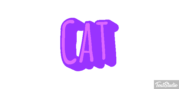 Cat Text effect
