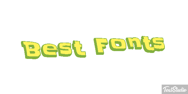 Best Fonts Effet de texte
