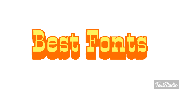 Best Fonts Effet de texte
