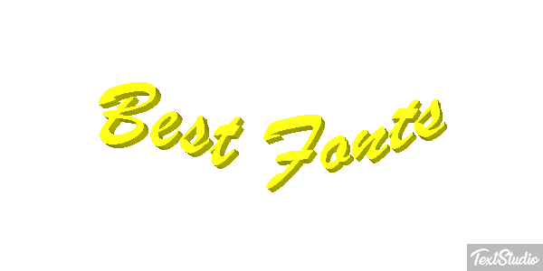 Best Fonts Effet de texte