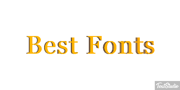 Best Fonts Effet de texte