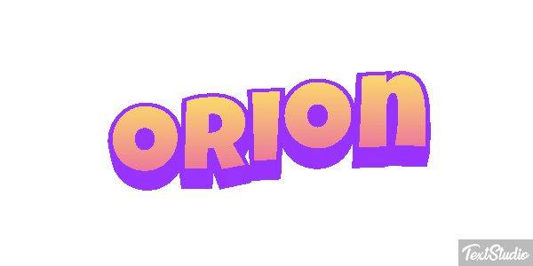 Orion Efekt tekstowy