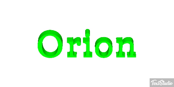 Orion Efekt tekstowy