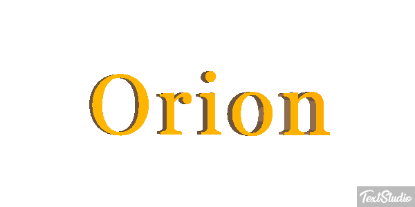 Orion Efekt tekstowy