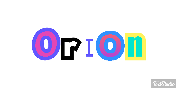 Orion Efekt tekstowy