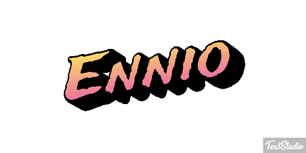 Ennio Effetto testo