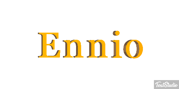 Ennio Effetto testo