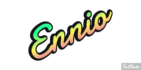 Ennio Effetto testo