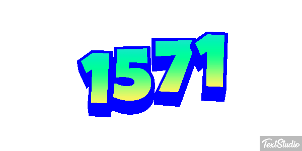1571 Текстовый эффект