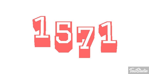 1571 Текстовый эффект