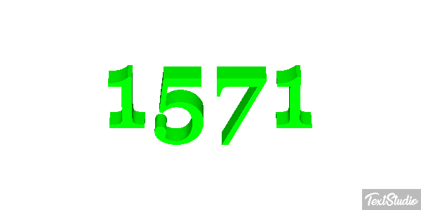 1571 Текстовый эффект