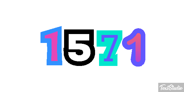 1571 Текстовый эффект