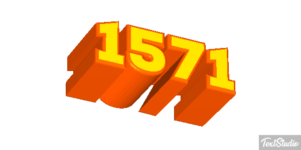 1571 Текстовый эффект