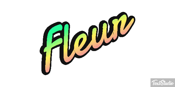 Fleur Effetto testo
