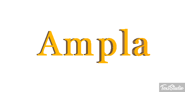 Ampla Effetto testo