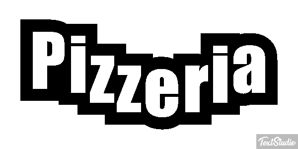 Pizzeria Text effect