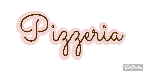 Pizzeria Text effect