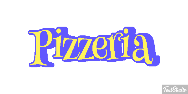 Pizzeria Text effect
