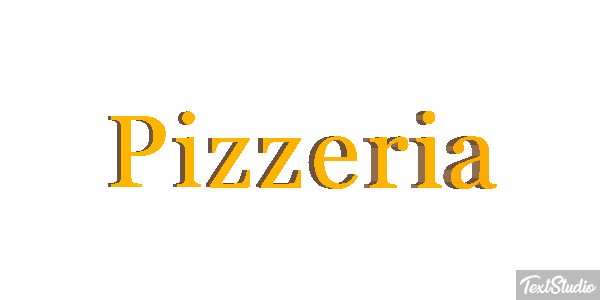 Pizzeria Text effect