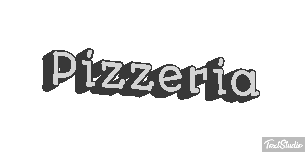 Pizzeria Text effect