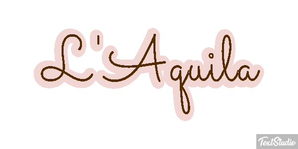 L'Aquila Effetto testo