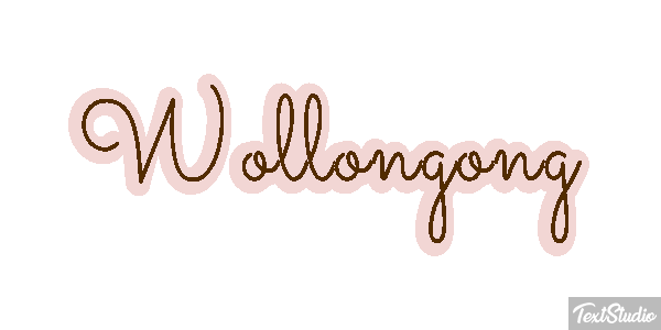 Wollongong Effetto testo