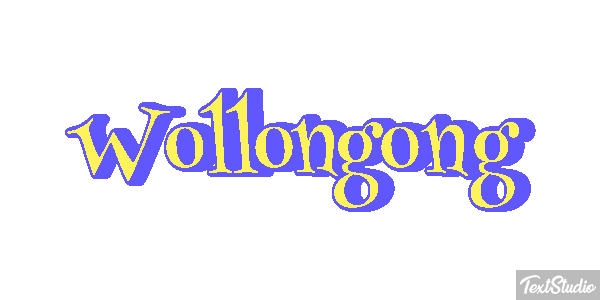 Wollongong Effetto testo