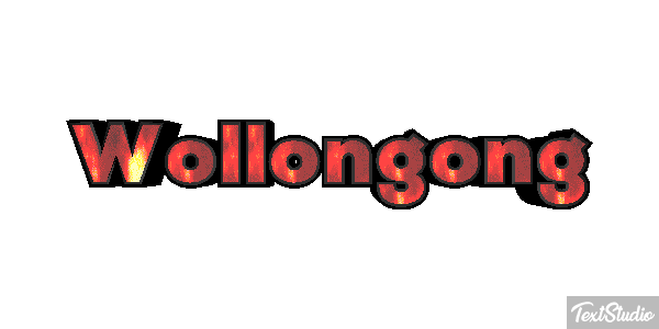 Wollongong Effetto testo