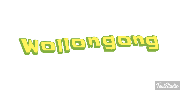 Wollongong Effetto testo