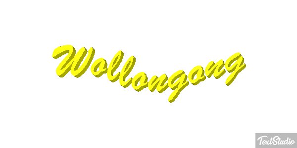 Wollongong Effetto testo
