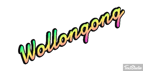 Wollongong Effetto testo