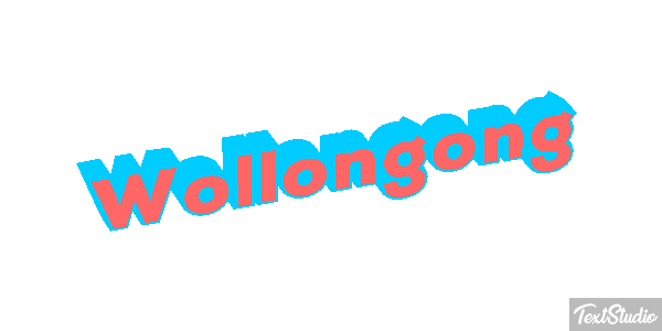 Wollongong Effetto testo
