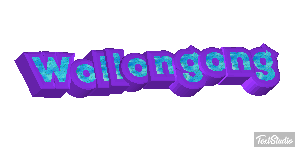 Wollongong Effetto testo