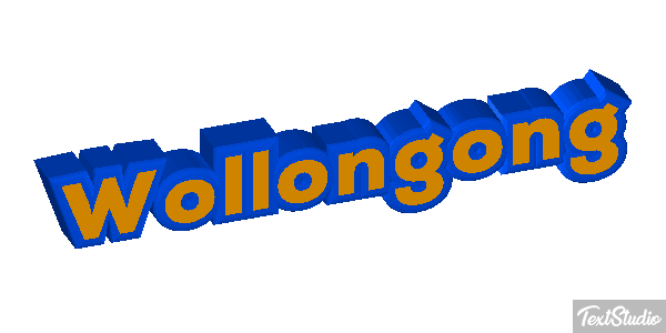 Wollongong Effetto testo