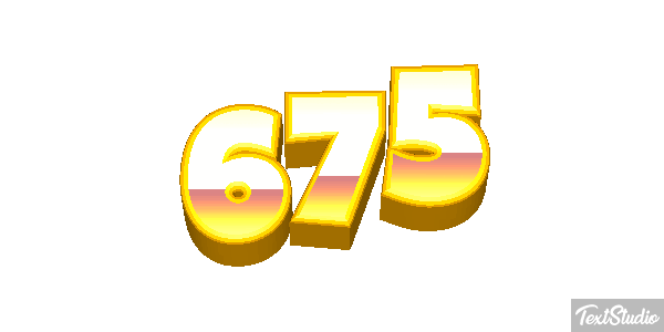 675 Tekst effect
