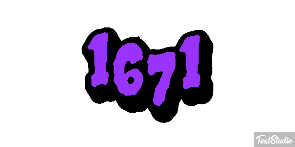 1671 Text effect