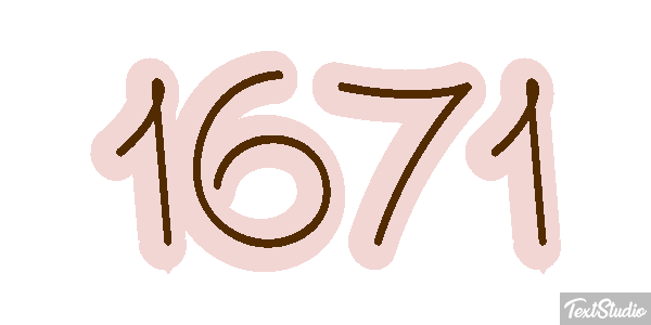 1671 Text effect